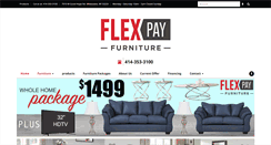 Desktop Screenshot of flexpayfurniture.com